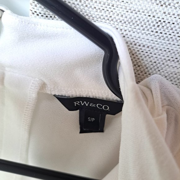 RW&Co draped neck blouse - Picture 3 of 5